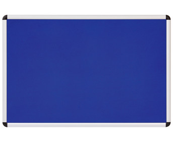 Betzold Textiltafel blau mit Alurahmen