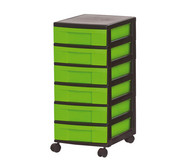 Betzold Rollcontainer, 6 kleine Boxen
