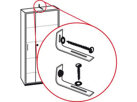 Betzold Standsicherheits-Set für Schränke