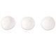 Deko & Bastel Schneeball Set 3