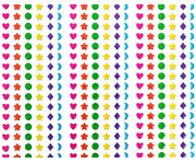 3D Sticker 2150 Stück 3