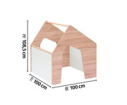EduCasa Spielhaus mit Stangen 7