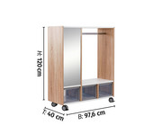 EduCasa Mobile Garderobe 6