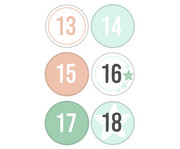 folia Adventskalender Set Nature 4