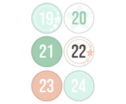 folia Adventskalender Set Nature 5