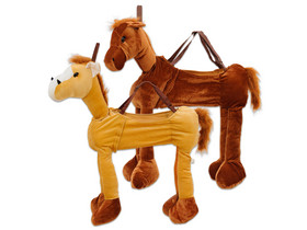 Pferdegeschirr Für Kinder - 2er Set Verstellbare Spielleine In Lila