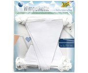 folia Blanko Wimpelketten zum Selbstgestalten 2 Stück 1