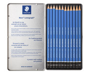 STAEDTLER Mars® Lumograph® Bleistifte im Metalletui 12 Stück 5