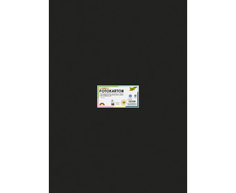 folia Fotokarton 300 g/m² 50 x 70 cm schwarz