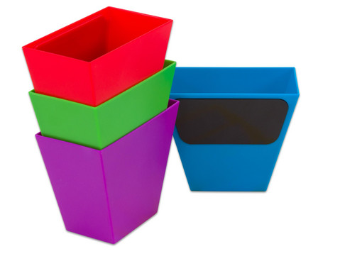 Magnetische Aufbewahrungsboxen Set mit 4 Stueck bunt
