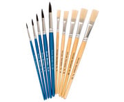 Betzold Haar und Borstenpinsel 10er Set 1