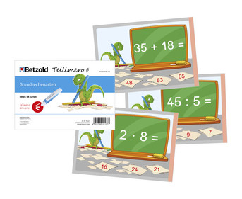 Tellimero Rechenkarten zu den Grundrechenarten