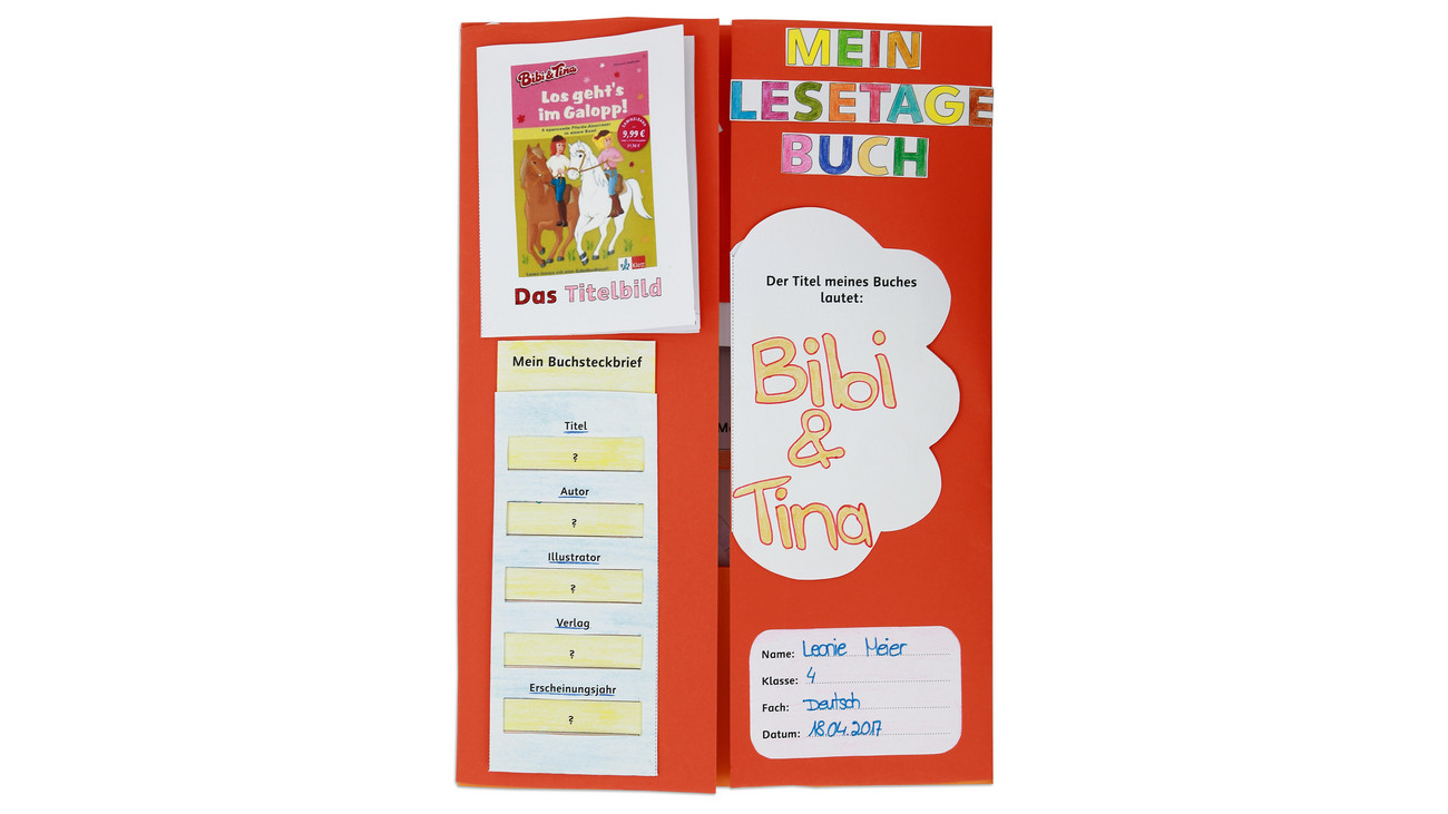 Mein Lesetagebuch Lapbook Betzold At