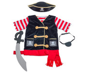 Kinder Kostüm Piratin/Pirat 3