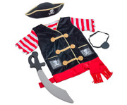 Kinder Kostüm Piratin/Pirat 4