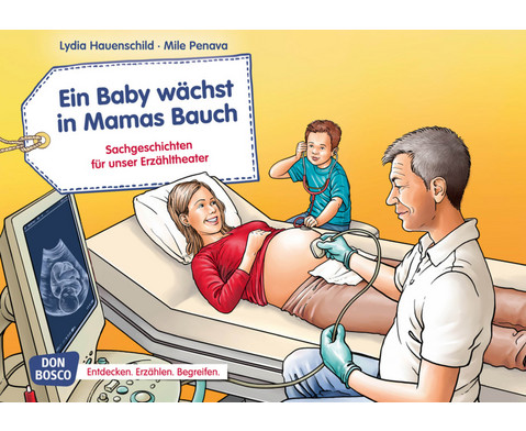 Ein Baby waechst in Mamas Bauch Kamishibai-Bildkartenset
