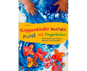Buch: Krippenkinder machen Kunst mit Fingerfarben