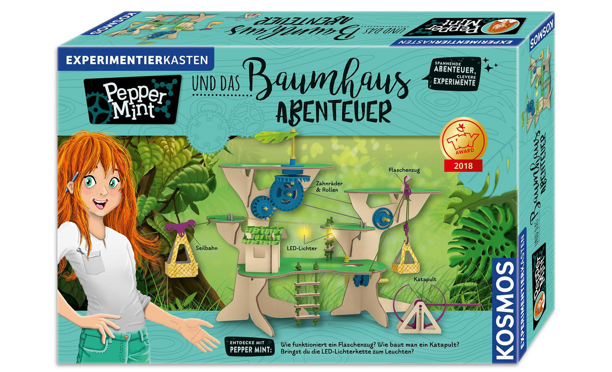 Kosmos Pepper Mint E L'Avventura Su Marte - Kit Esperimenti Sul Magnetismo Per Bambini 8-11 Anni