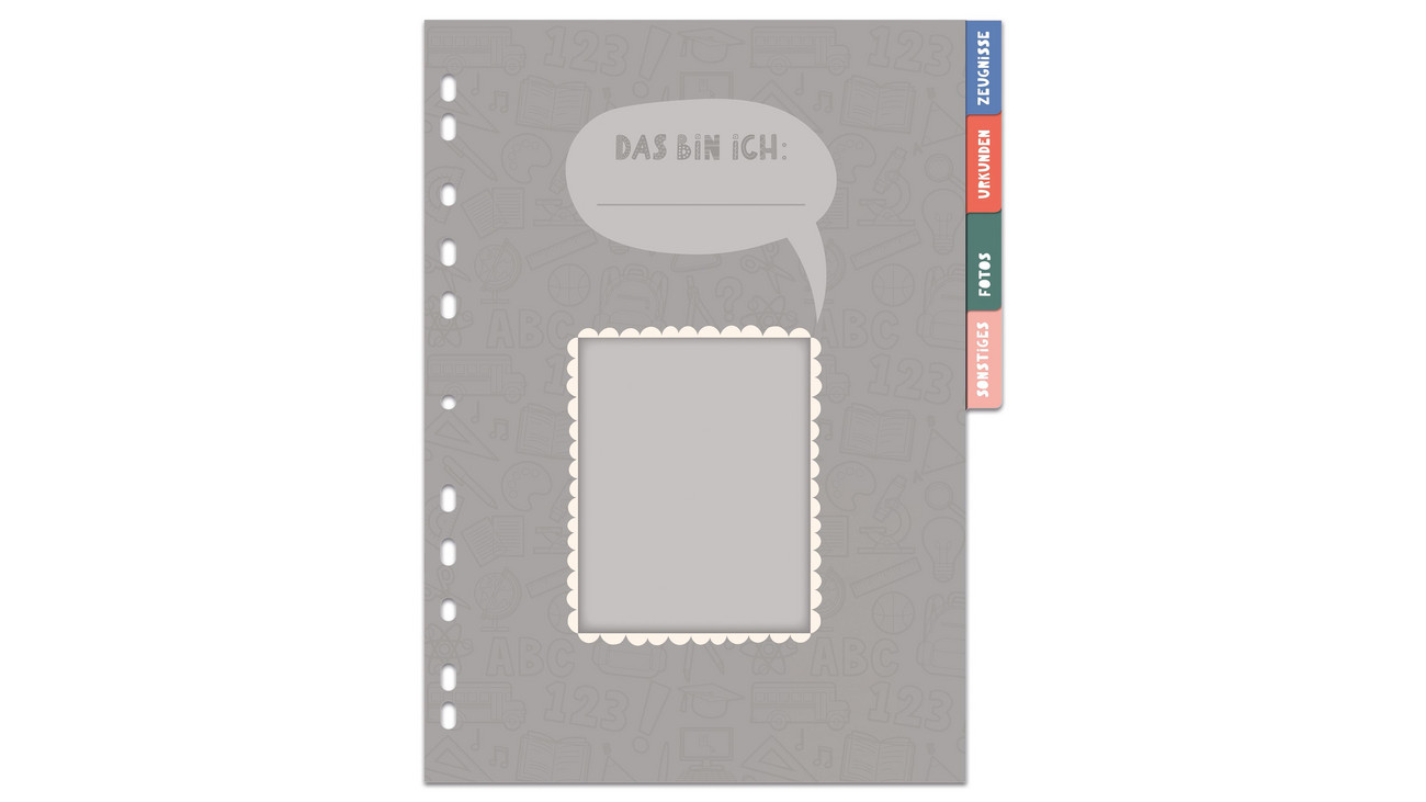 BRUNNEN Freundebuch „Meine Schulzeit“ - 80 Seiten, Hardcover, Mit Geburtstagskalender