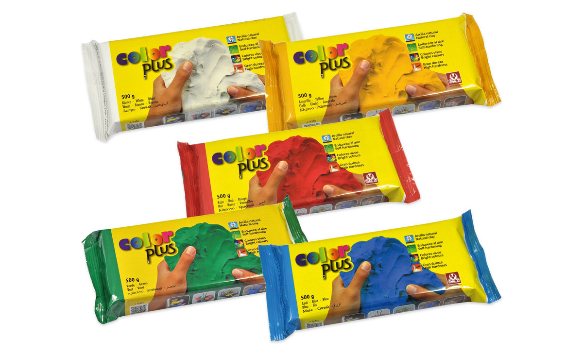 ColorPLUS Bunte Modelliermasse, selbsthärtend