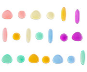 Regenbogenkiesel Set 36 teilig 2