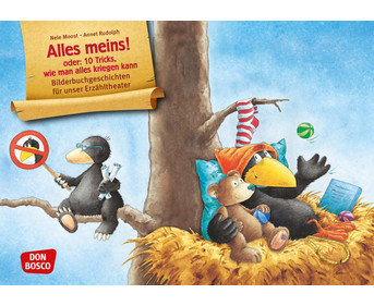Kamishibai Bildkarten Der kleine Rabe Socke: Alles meins!