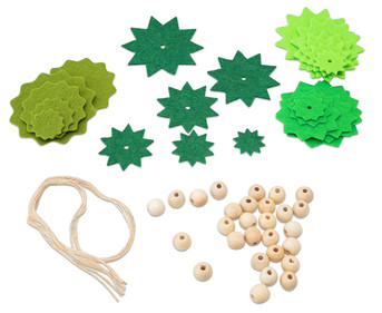 Bastelset Filz Tannenbäumchen 4er Set