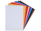 Glitter Kraftpapier 24 x 34 cm 10 Bogen 10 Farben