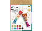 folia Glitter Kraftpapier 24 x 34 cm 10 Bogen 10 Farben