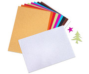 folia Glitter Kraftpapier 24 x 34 cm 10 Bogen 10 Farben 4