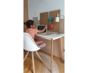 Holz Laptop mit Tafel 5