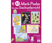 6 DIN A1 Merk Poster für den Sachunterricht 1