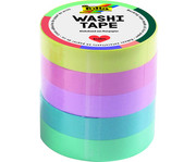 Washi Tape 5er Set uni pastell 1