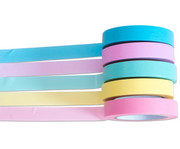 Washi Tape 5er Set uni pastell 5