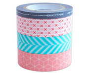 Washi Tape 4er Set geometrisch 3