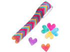 folia Washi Sticker bunte Herzen