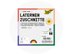 folia Transparentpapier Zuschnitte weiß 20 Stück rund