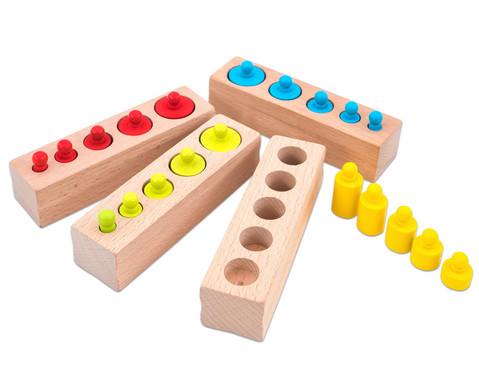 Montessori-Steckspiel Zylinder