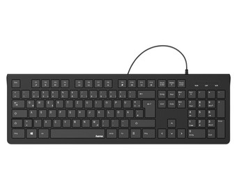 hama Basic Tastatur KC 200 Schwarz