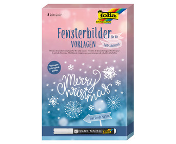 folia Fensterbilder Vorlagen für die kalte Jahreszeit