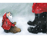Kamishibai Bildkarten Der kleine Weihnachtsmann 4