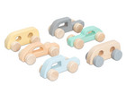 Betzold Holz Schiebeautos pastell 6er Set