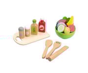 Salat Set aus Holz 29 teilig 4