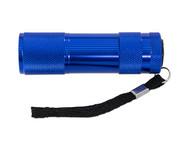 LED Taschenlampe blau 2