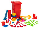 Betzold Sandspiel Set mit Tonne inkl Aufbewahrung 151 tlg