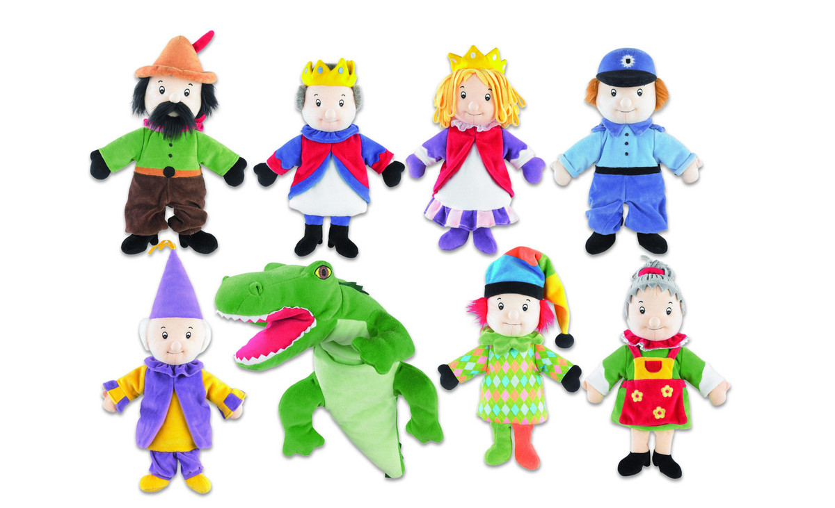 beleduc Handpuppen-Set, 8-tlg.