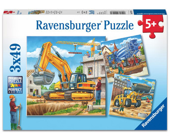 Ravensburger Puzzle Große Baufahrzeuge 3er Set