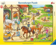 Ravensburger Rahmenpuzzle Auf dem Pferdehof 1