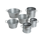 Metallschüsseln Sand und Matsch Set 6 teilig 1