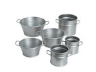 Metallschüsseln Sand und Matsch Set 6 teilig